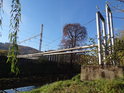 Most  produktovodu přes Svitavu u železniční stanice Blansko.