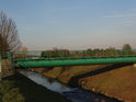 Produktovodní most přes Svitavu spojuje brněnské čtvrti Dolní Heršpice a Holásky.