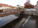 Nízký jez na Svitavě, Masarykovo náměstí, Letovice.